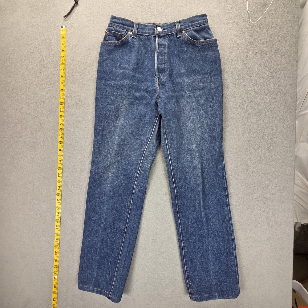 Vintage Levis 501 Jeans Womens Blue Made in USA 18501-0115 Fits‎ 27x29